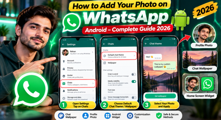 How to Add Your Photo to WhatsApp on Android in 2026